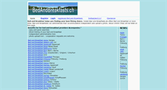 Desktop Screenshot of bedandbreakfasts.ch